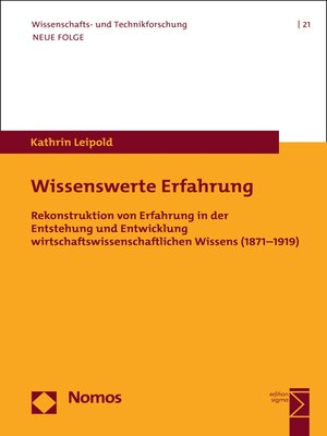 cover image of Wissenswerte Erfahrung